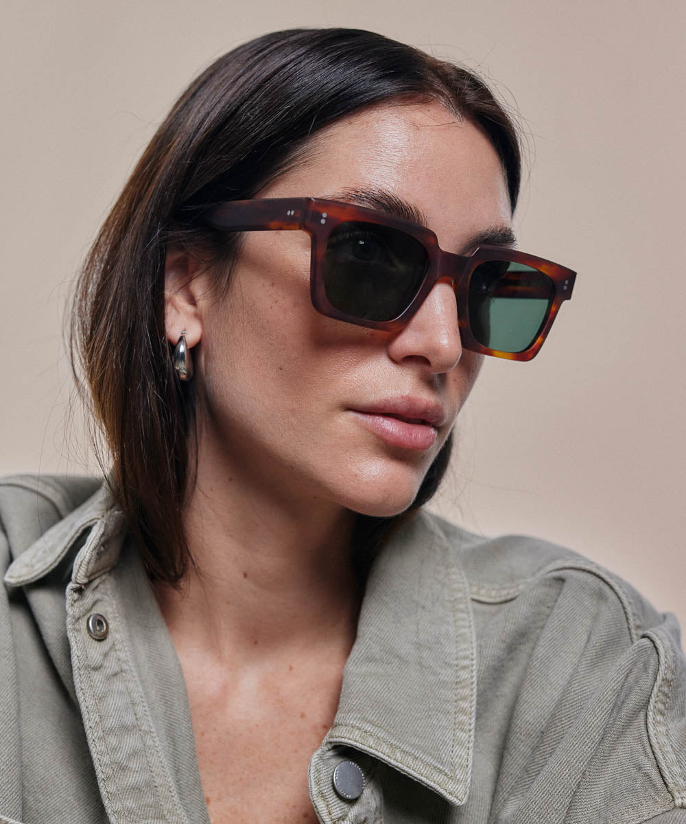 Johann Wolff Anna Havana Matte Sunglasses
