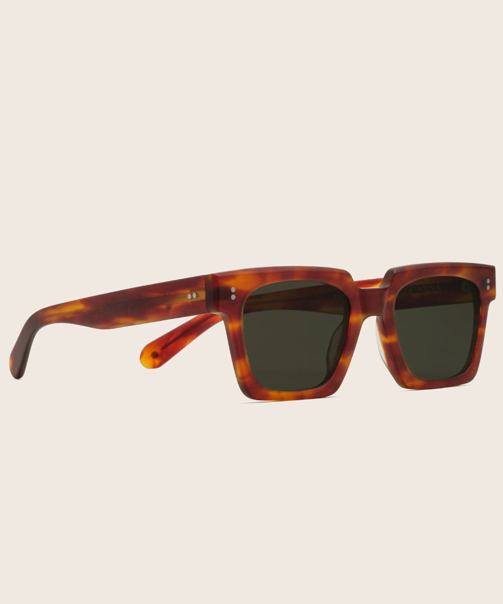 Johann Wolff Anna Havana Matte Sunglasses