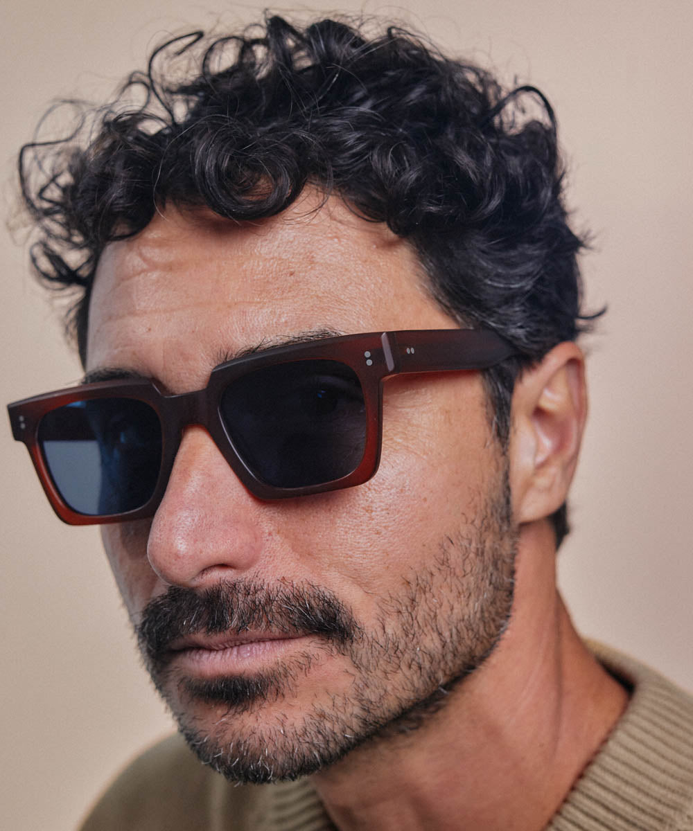 Johann Wolff Anna Hickory Matte Sunglasses