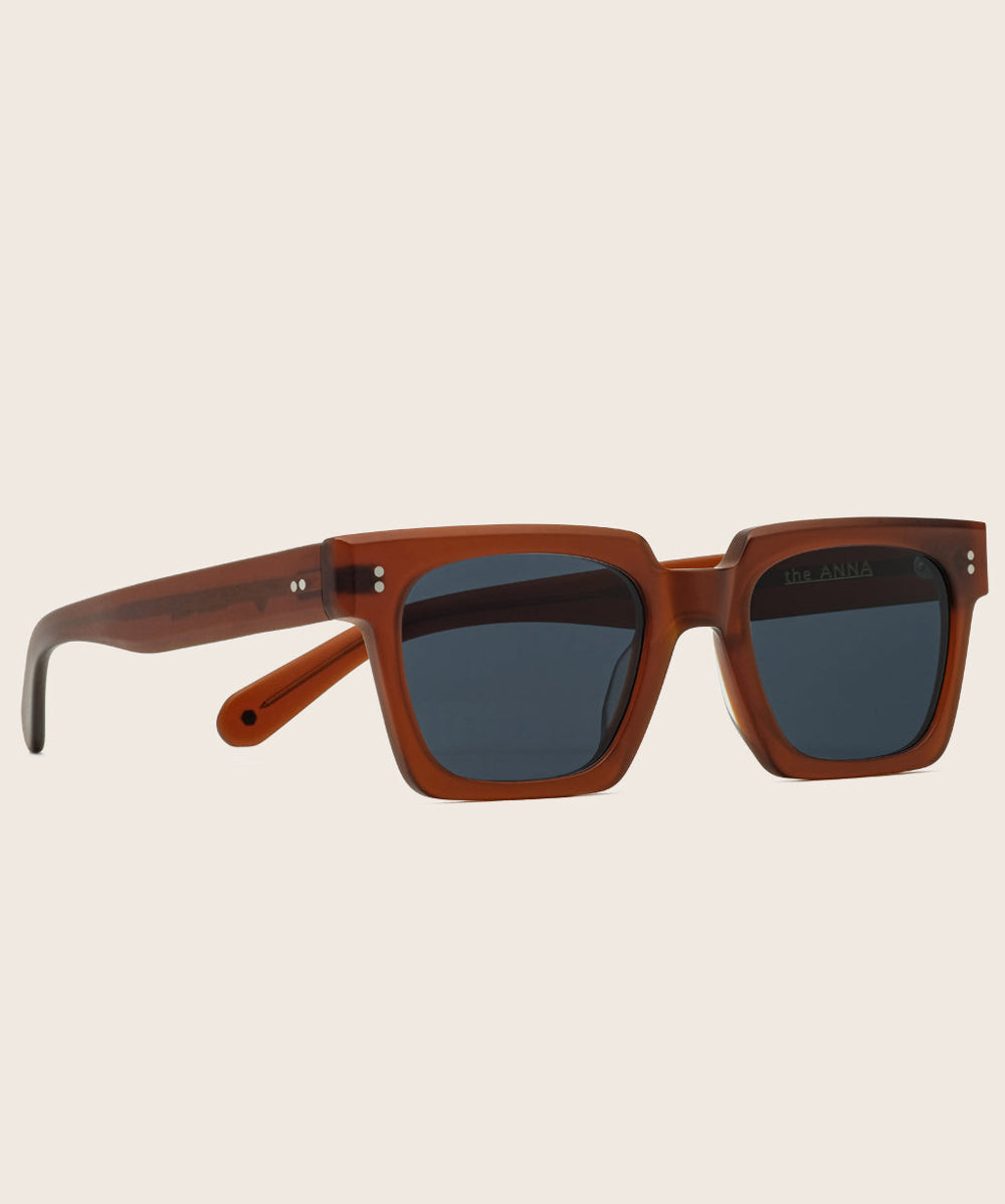 Johann Wolff Anna Hickory Matte Sunglasses