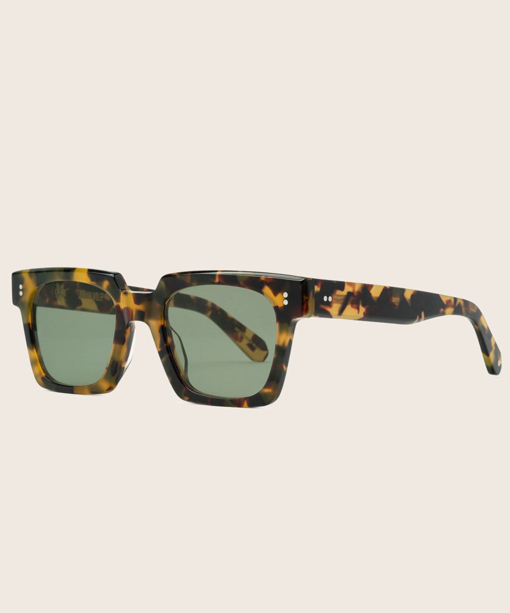 Johann Wolff Anna Tortoise Mint Sunglasses