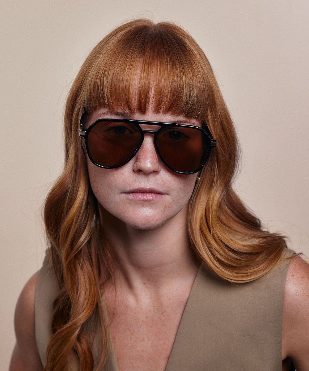 Johann Wolff Bernau Black Sunglasses