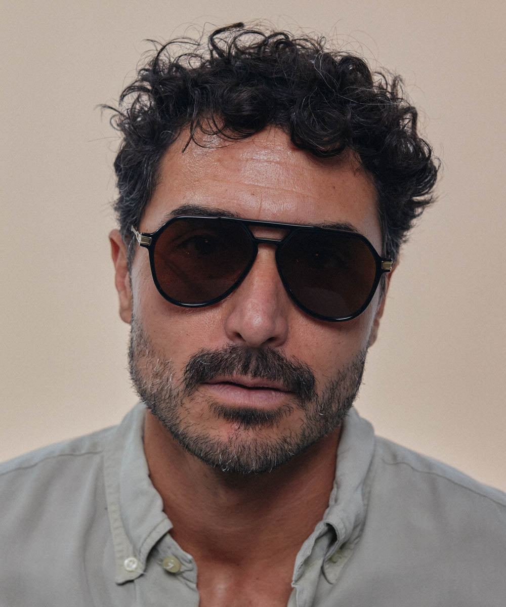 Johann Wolff Bernau Black Sunglasses