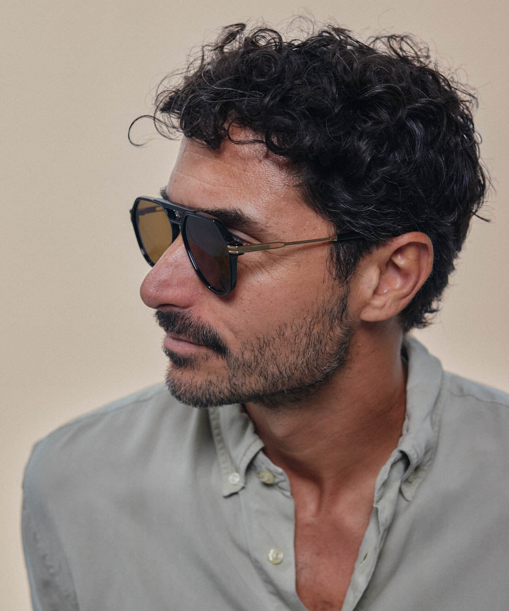 Johann Wolff Bernau Black Sunglasses