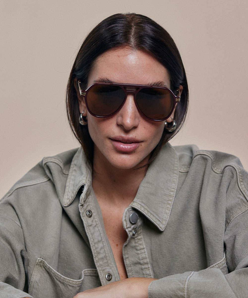 Johann Wolff Bernau Burgundy Sunglasses