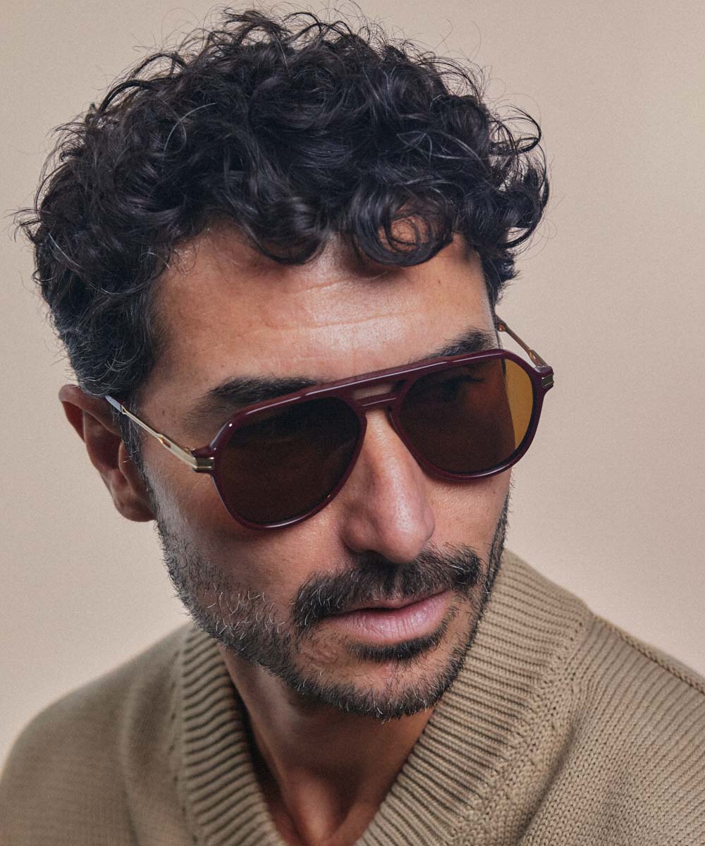Johann Wolff Bernau Burgundy Sunglasses