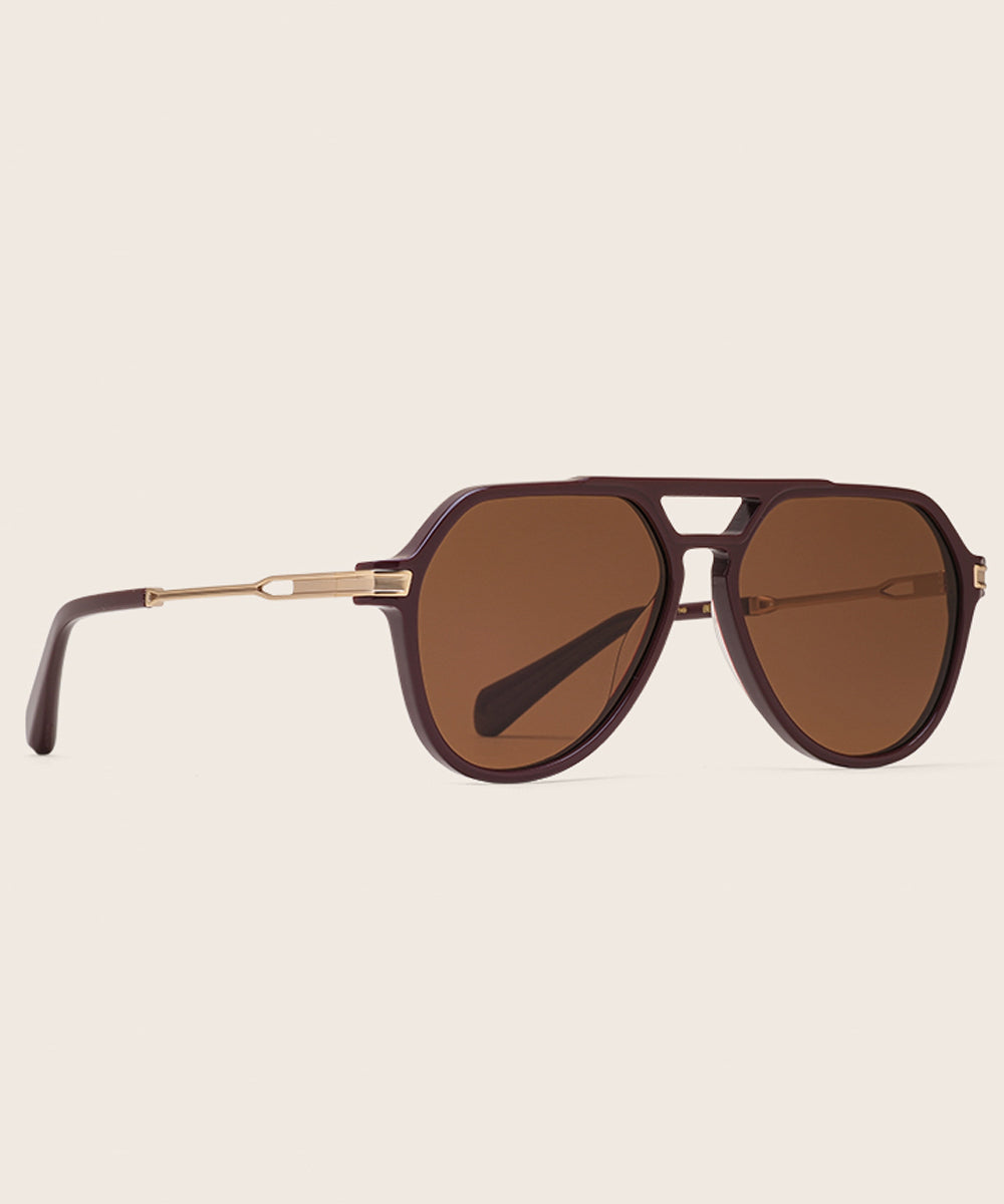 Johann Wolff Bernau Burgundy Sunglasses