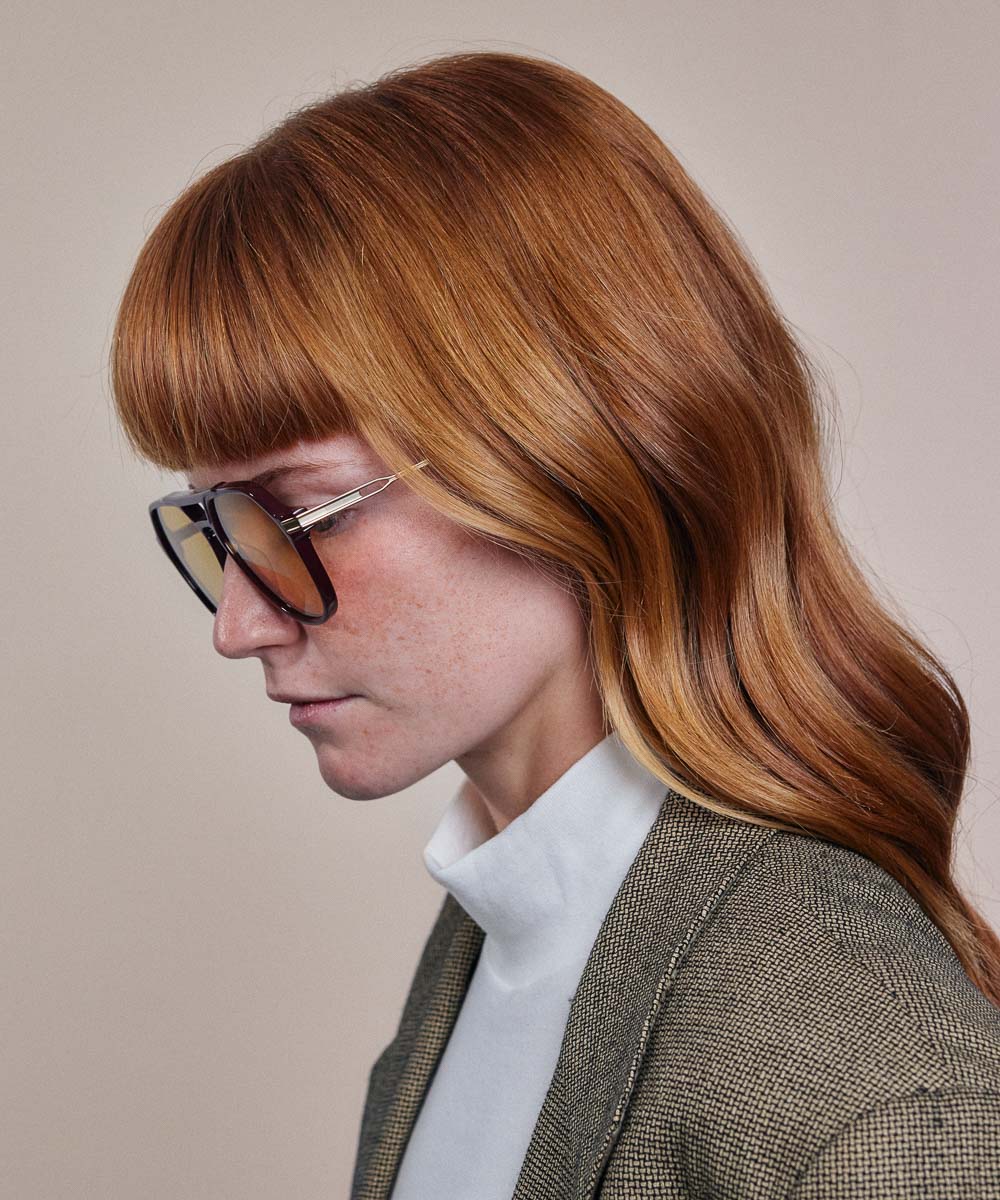 Johann Wolff Bernau Burgundy Yellow Photochromic Sunglasses