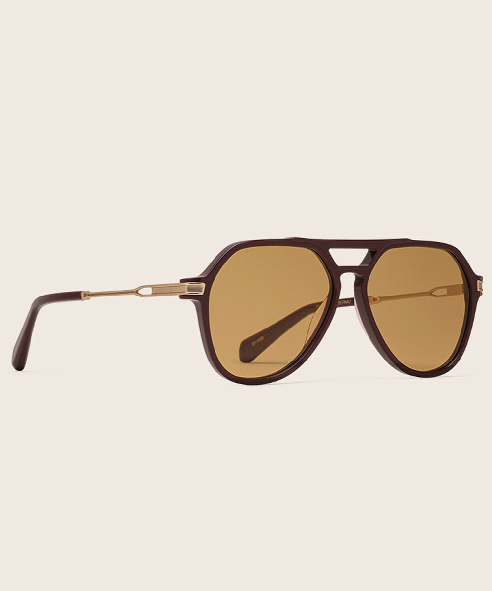 Johann Wolff Bernau Burgundy Yellow Photochromic Sunglasses