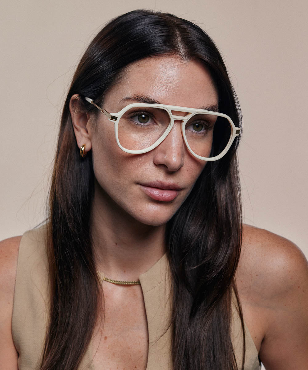 Johann Wolff Bernau Matte Ivory Eyeglasses