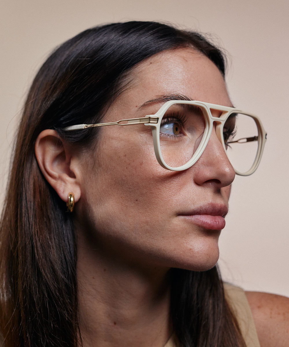 Johann Wolff Bernau Matte Ivory Eyeglasses