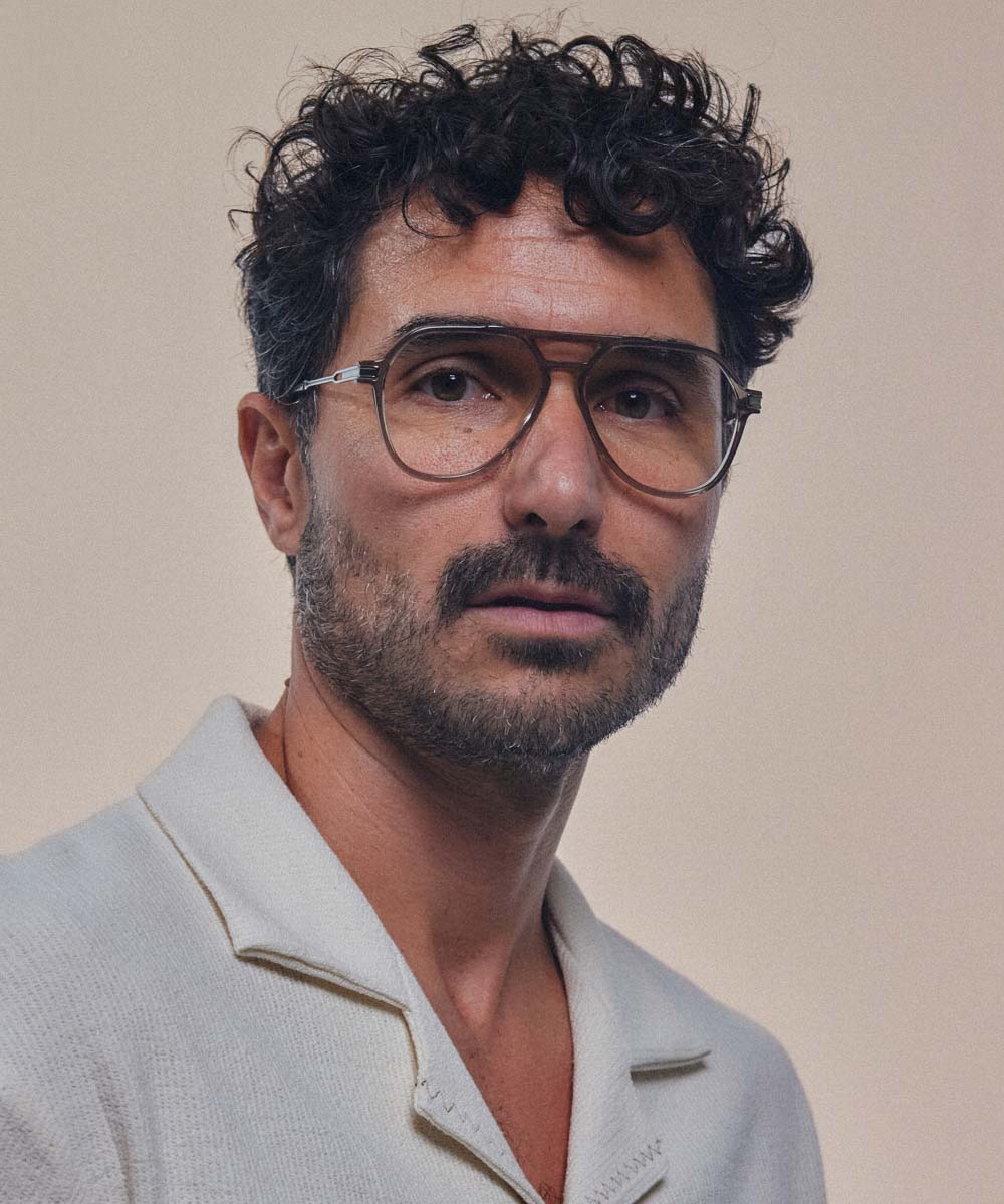 Johann Wolff Bernau Smoke Eyeglasses