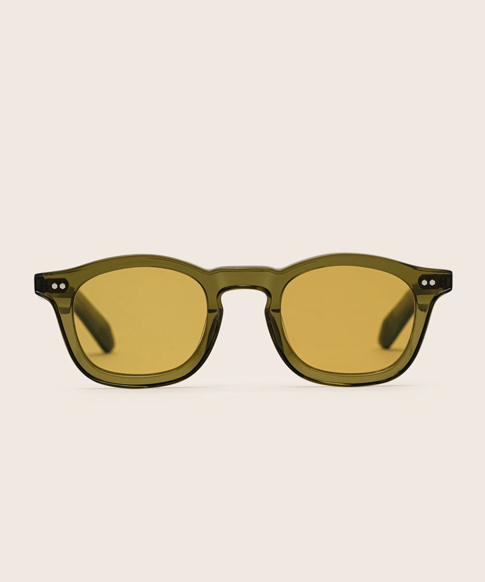 Johann Wolff Carousel Army Burnt Yellow Sunglasses 
