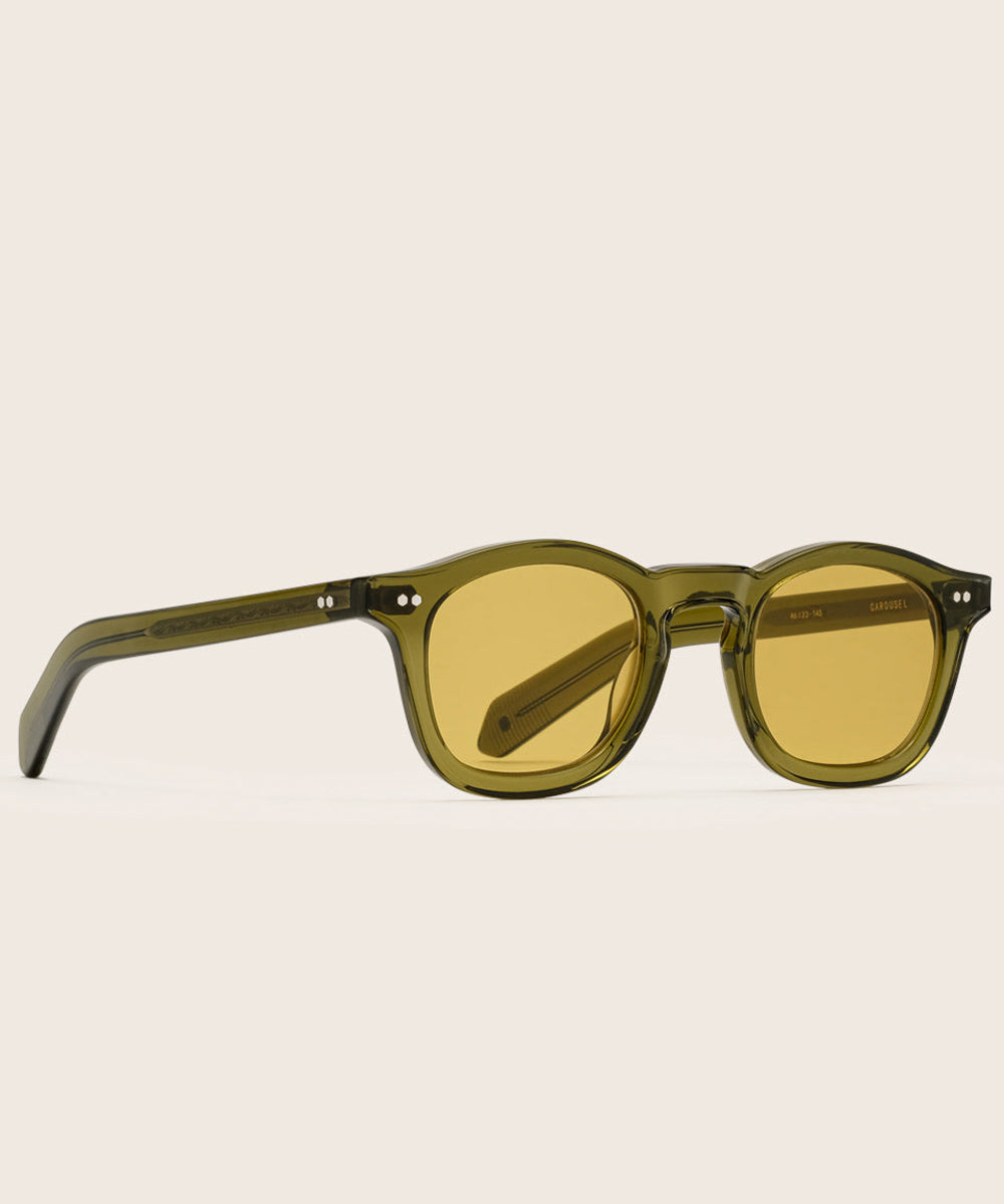 Johann Wolff Carousel Army Burnt Yellow Sunglasses