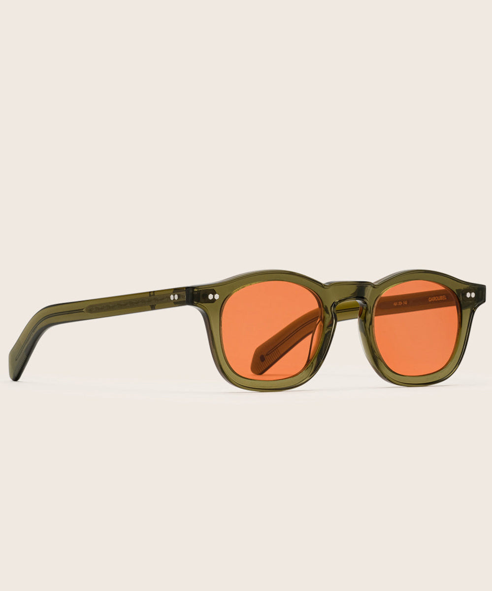 Johann Wolff Carousel Army Electric Orange Sunglasses 