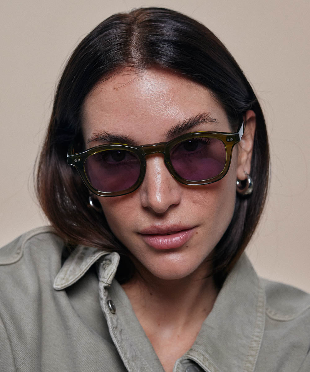 Johann Wolff Carousel Army Grape Sunglasses