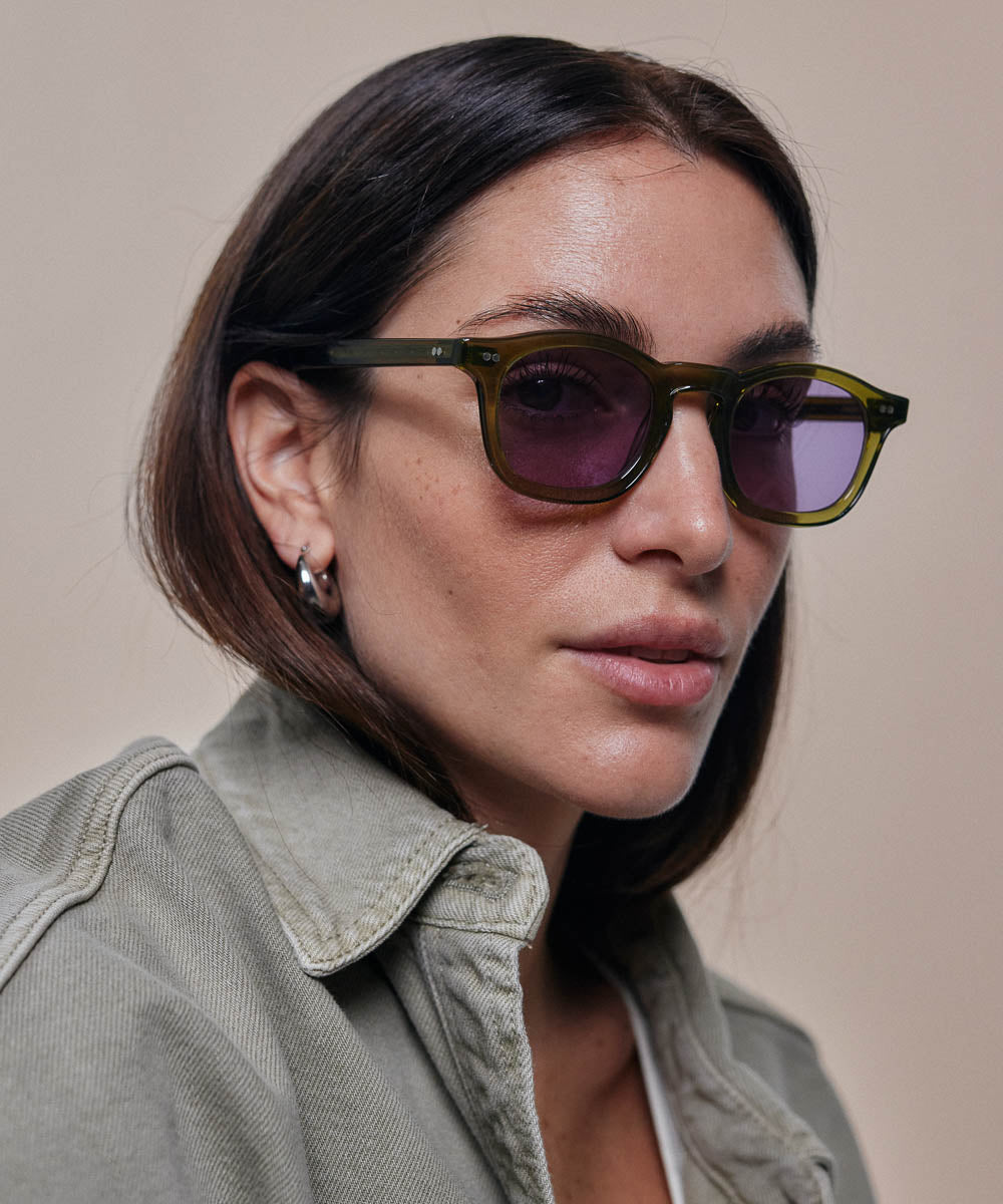 Johann Wolff Carousel Army Grape Sunglasses