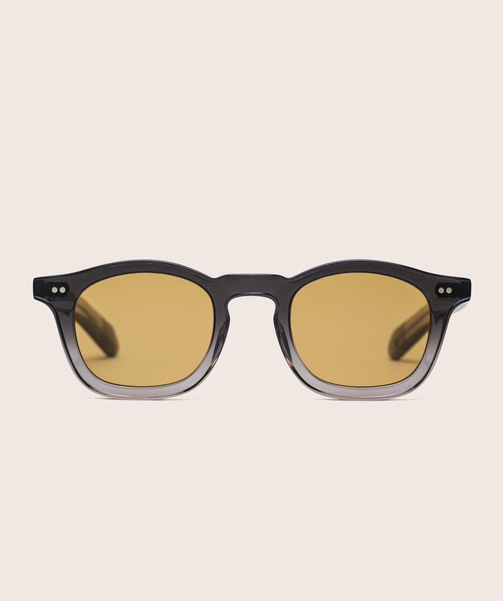 Johann Wolff Carousel Black Fade Burnt Yellow Sunglasses