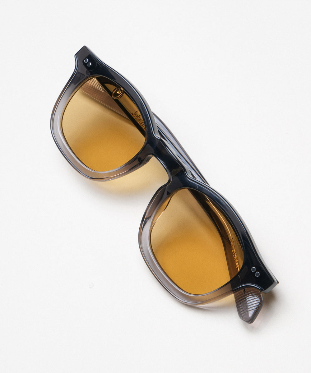 Johann Wolff Carousel Black Fade Burnt Yellow Sunglasses