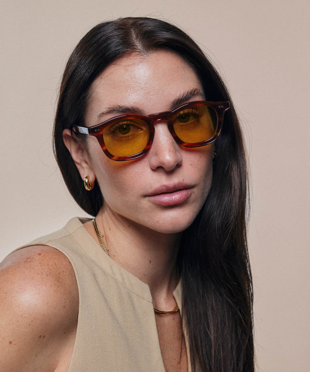 Johann Wolff Carousel Havana Burnt Yellow Sunglasses