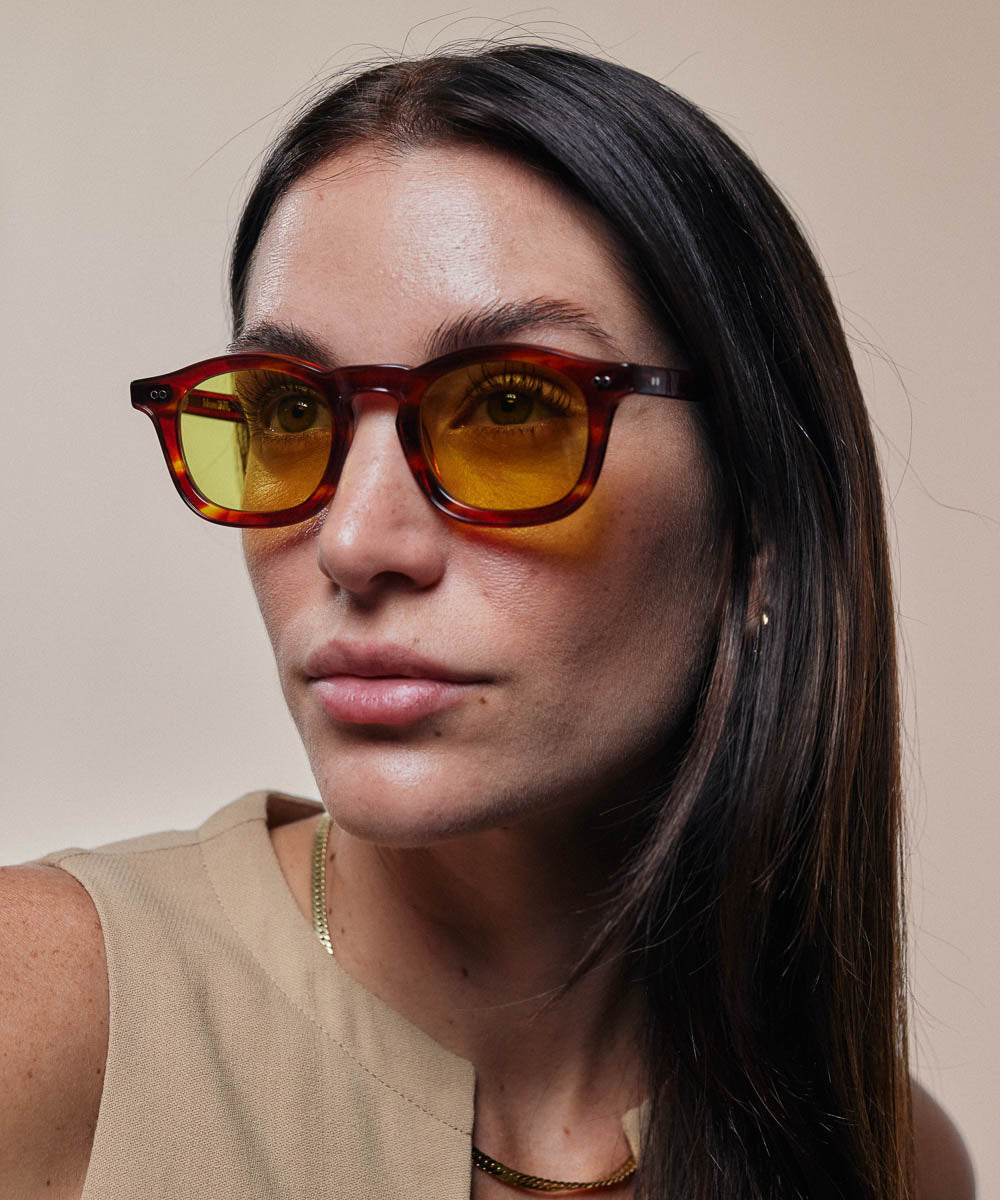 Johann Wolff Carousel Havana Burnt Yellow Sunglasses
