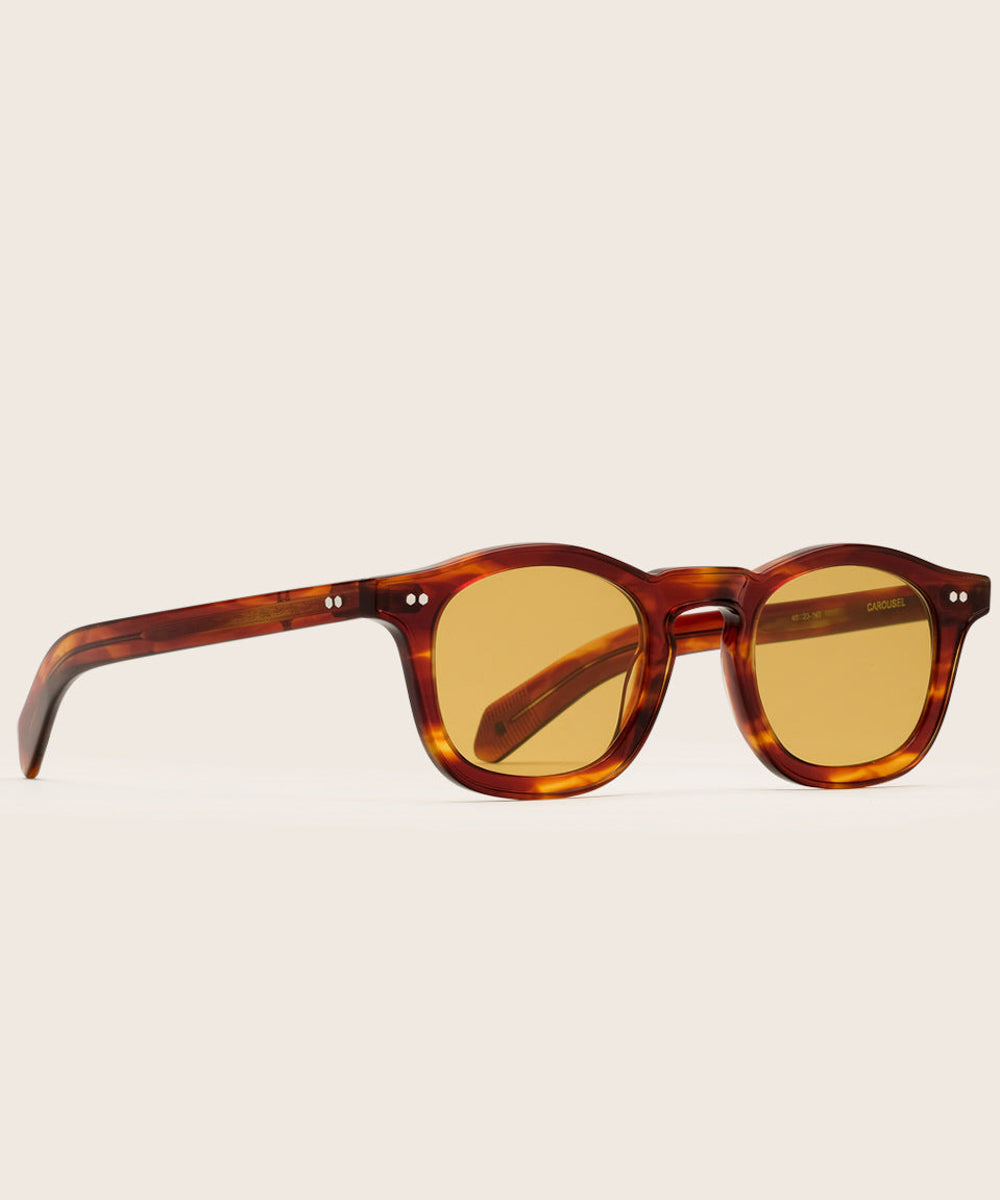 Johann Wolff Carousel Havana Burnt Yellow Sunglasses
