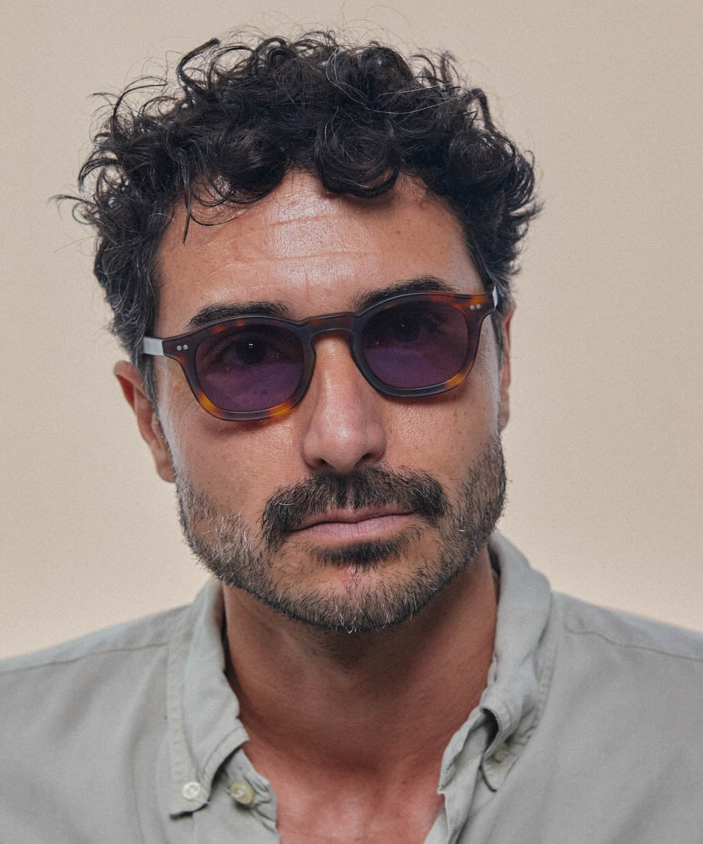 Johann Wolff Carousel Havana Matte Grape Sunglasses