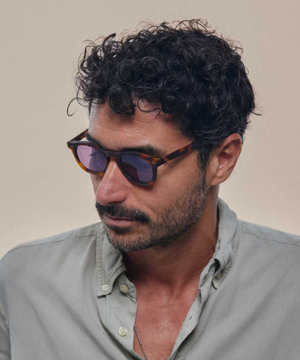Johann Wolff Carousel Havana Matte Grape Sunglasses 