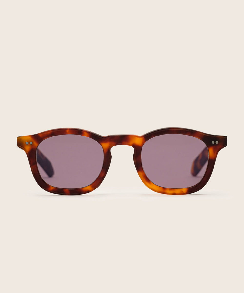 Johann Wolff Carousel Havana Matte Grape Sunglasses