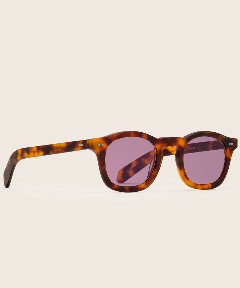 Johann Wolff Carousel Havana Matte Grape Sunglasses