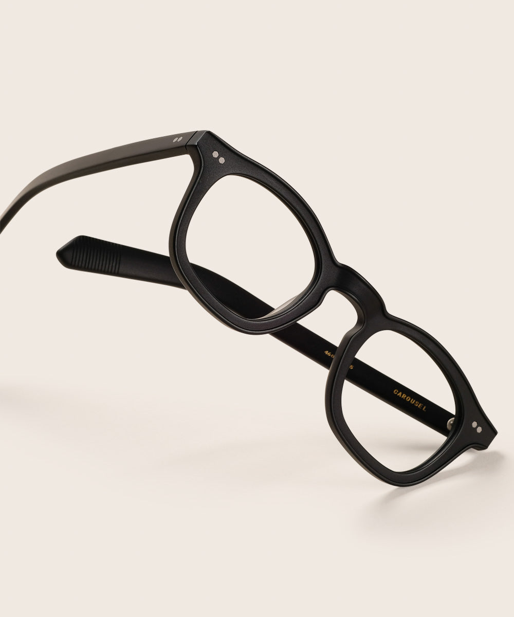 Johann Wolff Carousel Black Matte Eyeglasses
