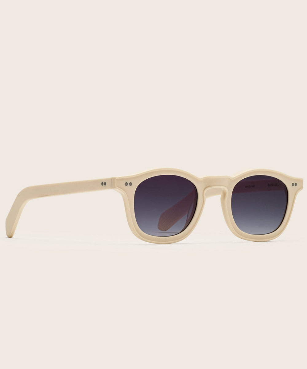 Johann Wolff Carousel Ivory Matte Sunglasses