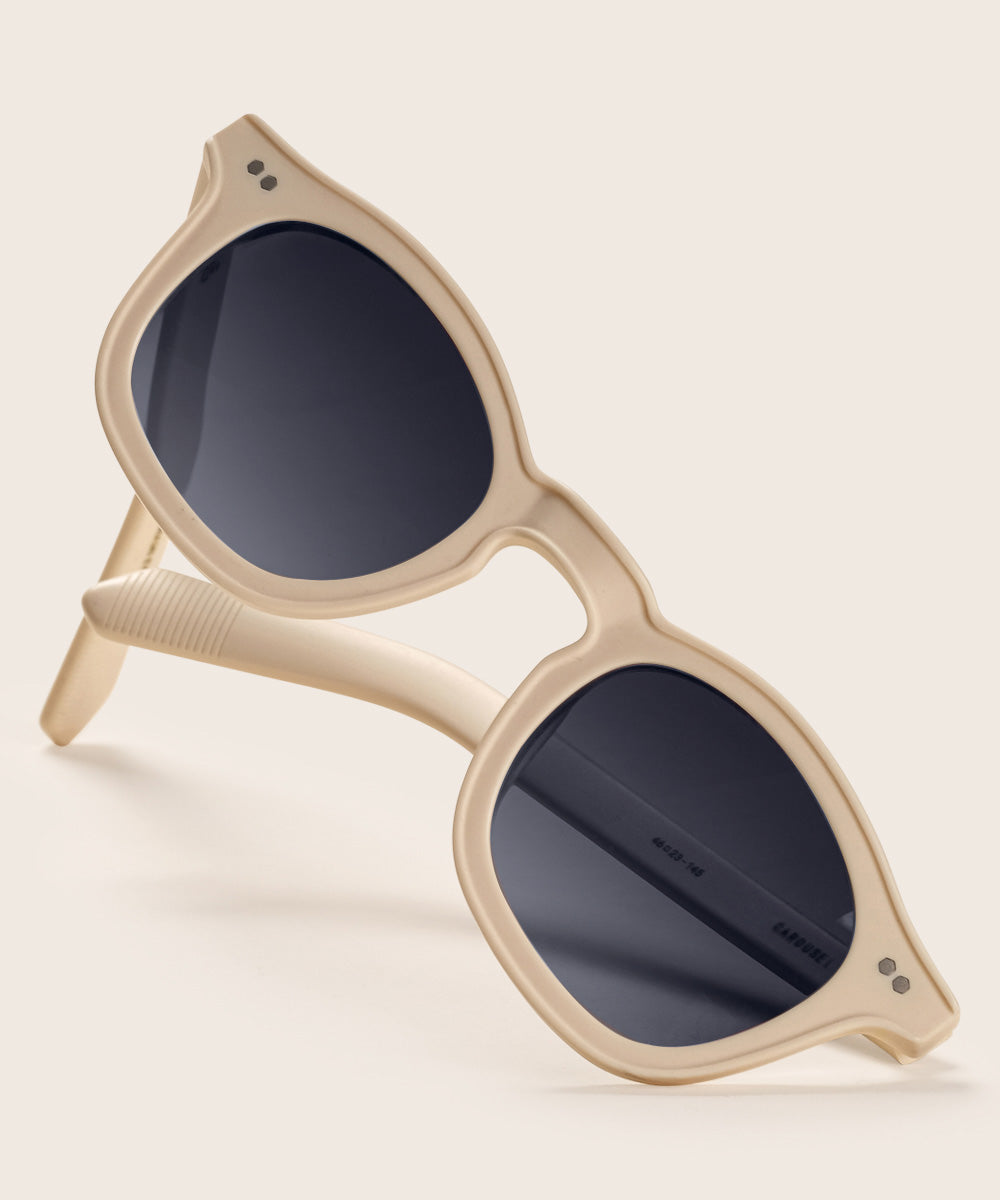 Johann Wolff Carousel Ivory Matte Sunglasses