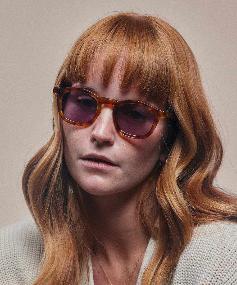 Johann Wolff Carousel Vintage Tortoise Lavender Sunglasses