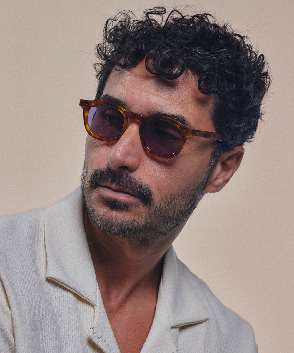 Johann Wolff Carousel Vintage Tortoise Lavender Sunglasses