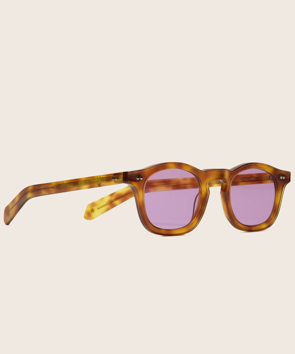 Johann Wolff Carousel Vintage Tortoise Lavender Sunglasses