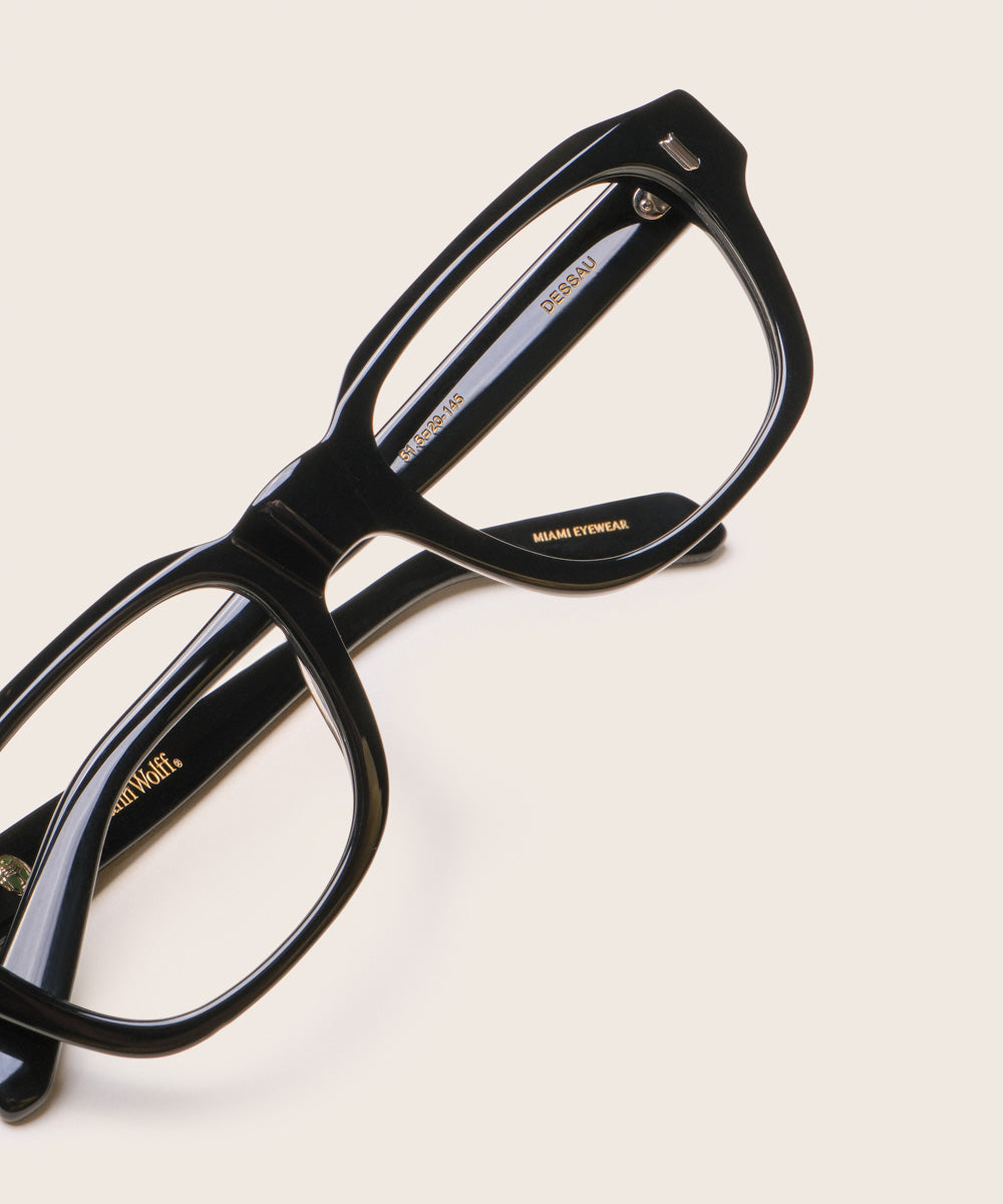 Johann Wolff Dessau Black Eyeglasses