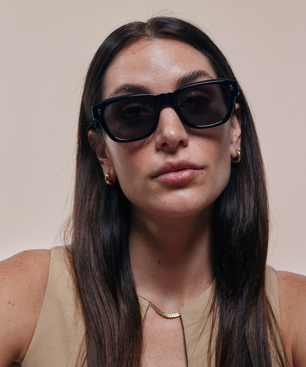Johann Wolff Dessau Black Sunglasses