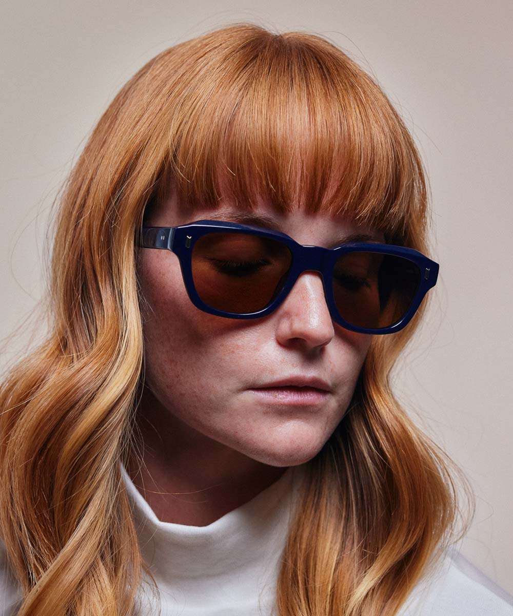 Johann Wolff Dessau Navy Sunglasses