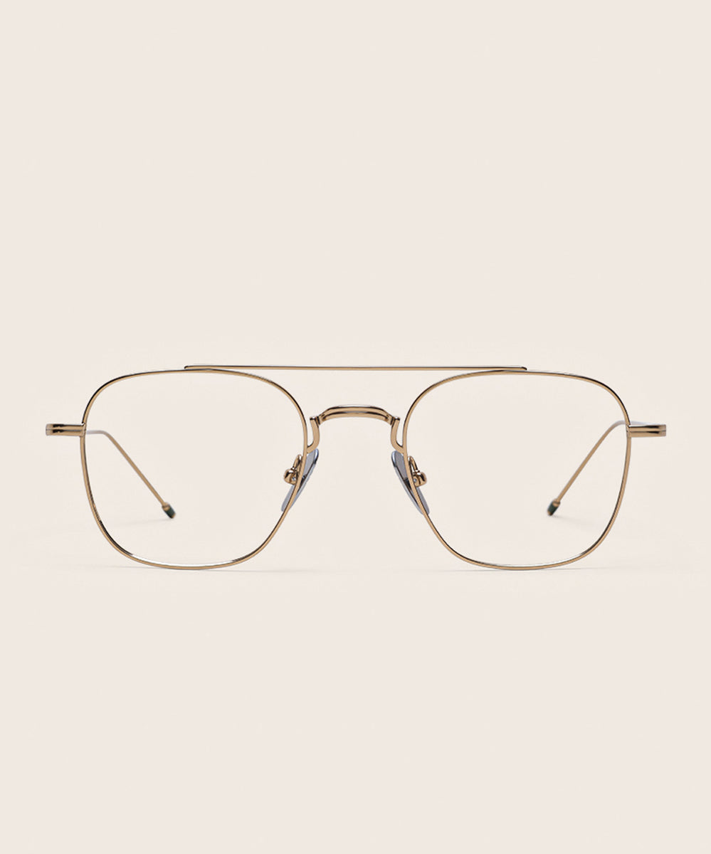 Johann Wolff Flieger Gold Eyeglasses