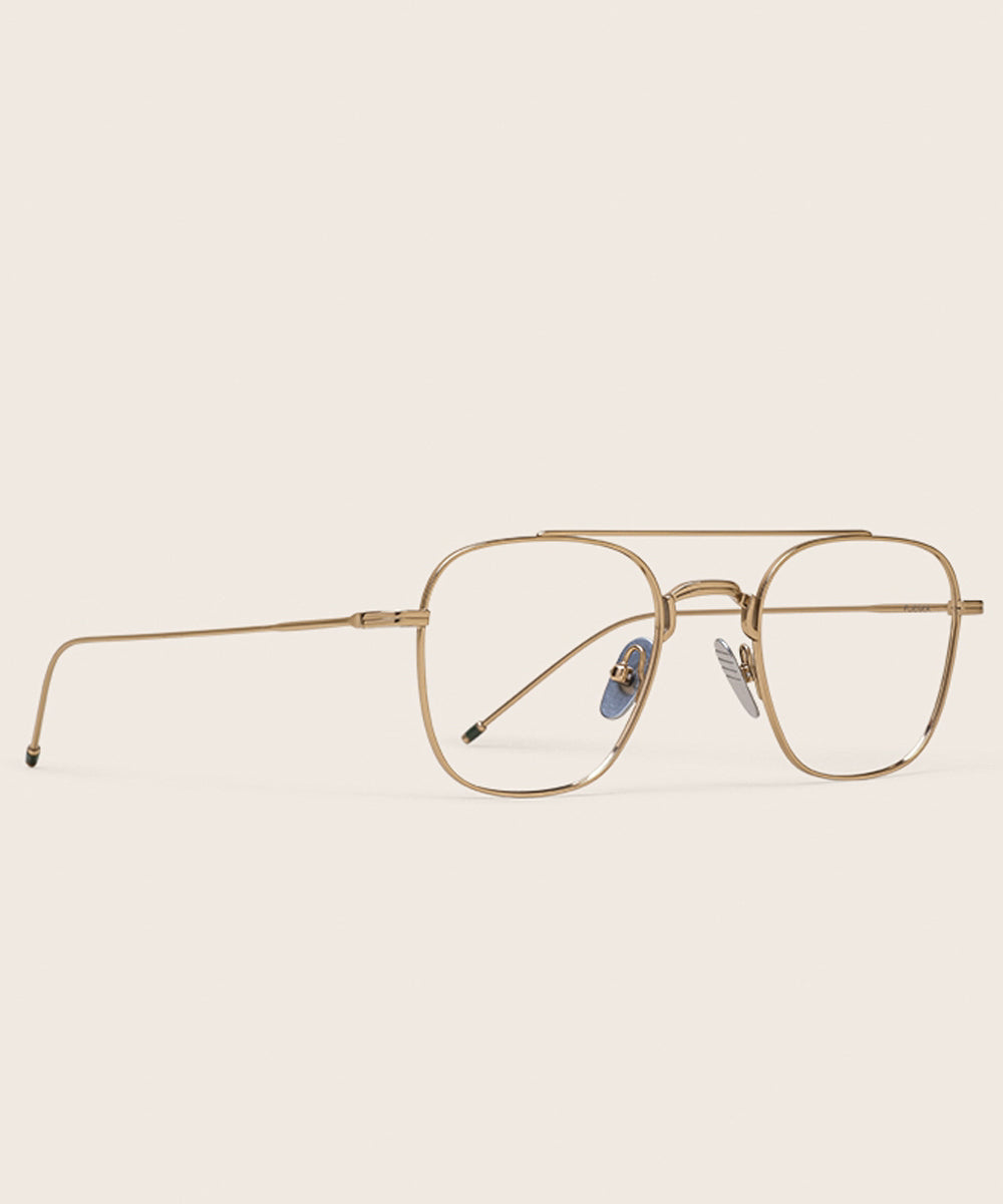 Johann Wolff Flieger Gold Eyeglasses