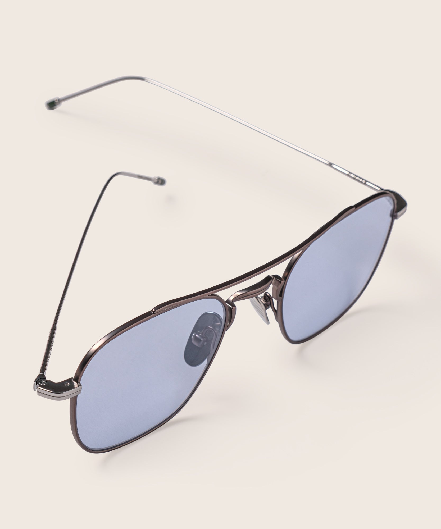 Johann Wolff Flieger Gunmetal Light Sunglasses