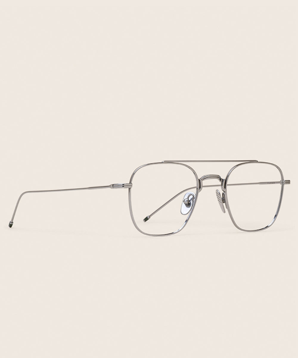 Johann Wolff Flieger White Gold Eyeglasses