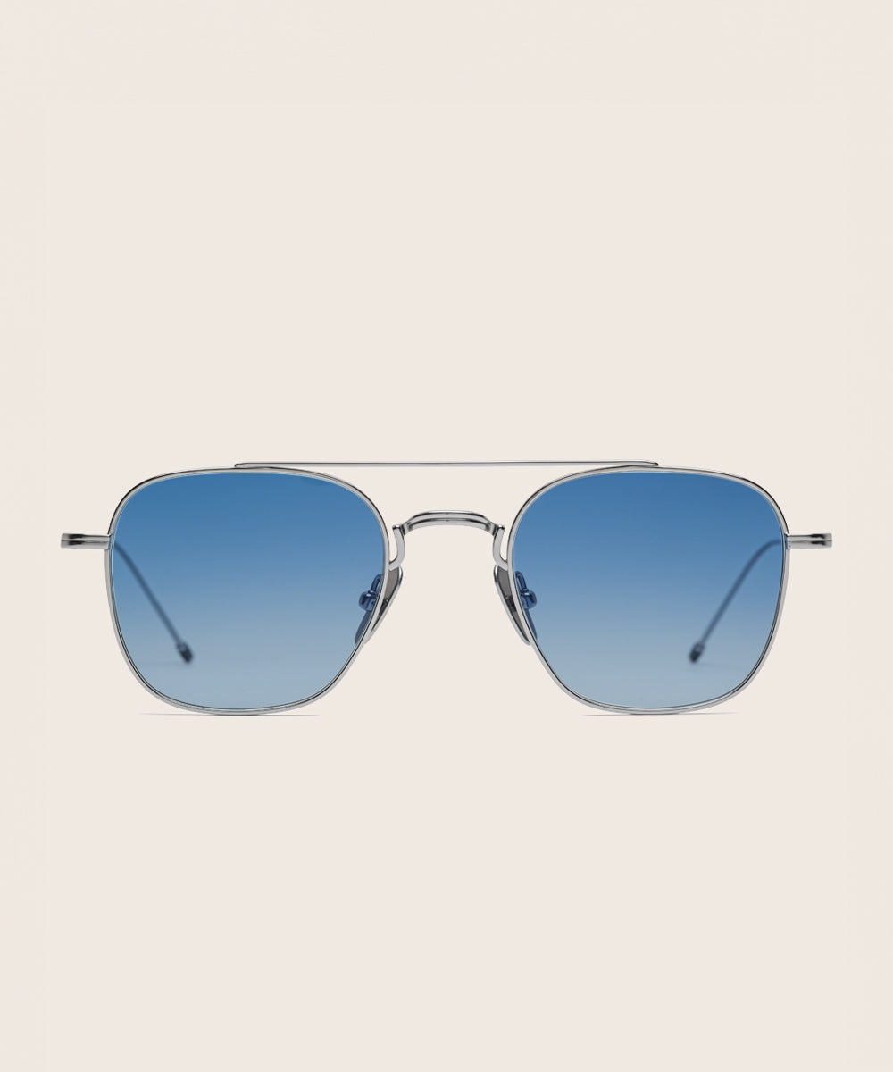 Johann Wolff White Gold Sky Sunglasses