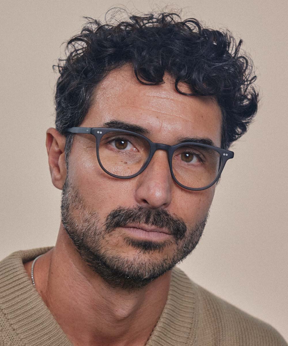 Johann Wolff Frankie Matte Smoke Eyeglasses