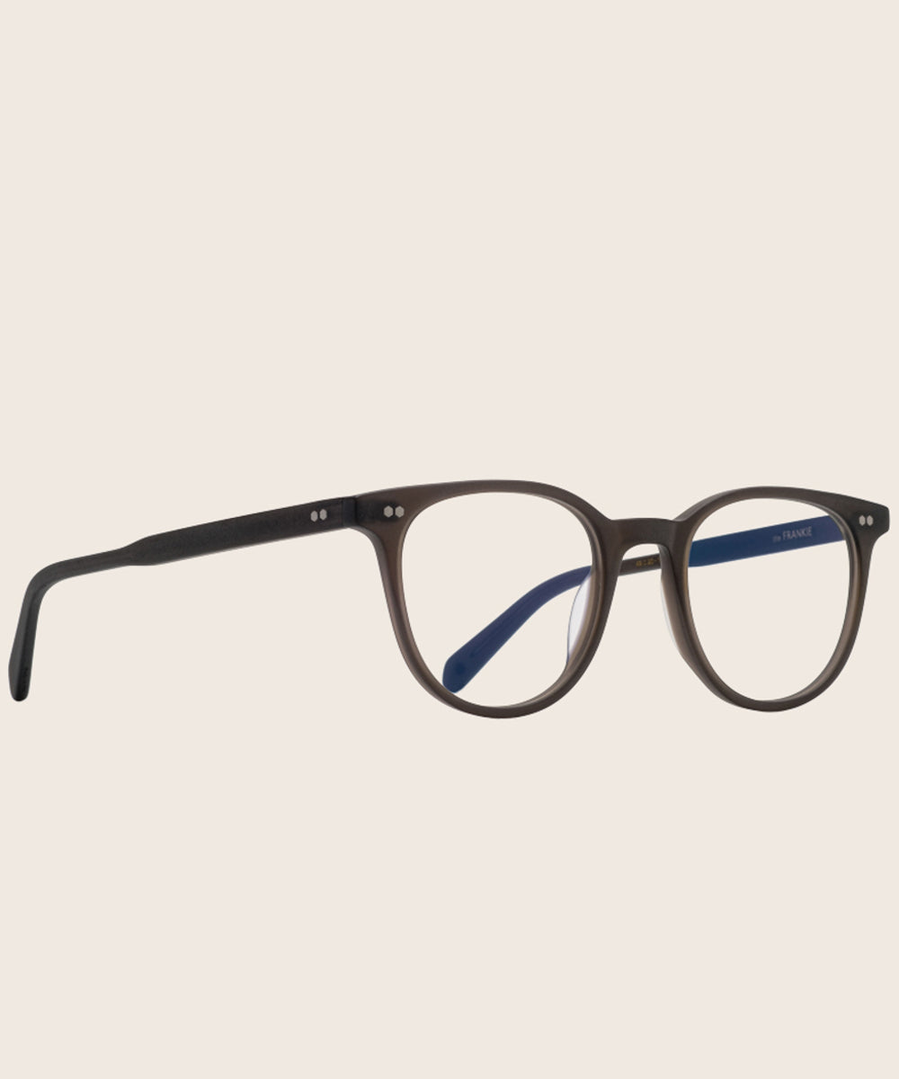 Johann Wolff Frankie Matte Smoke Eyeglasses