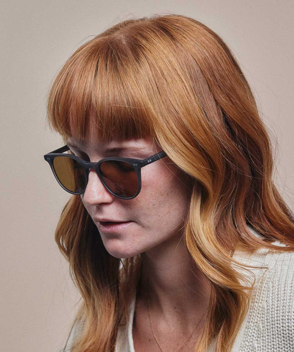 Johann Wolff Frankie Matte Smoke Sunglasses