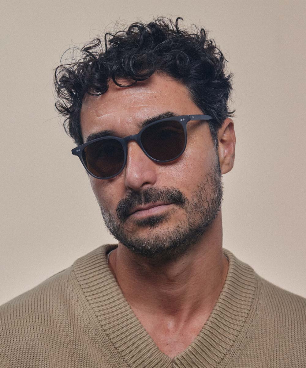 Johann Wolff Frankie Matte Smoke Sunglasses