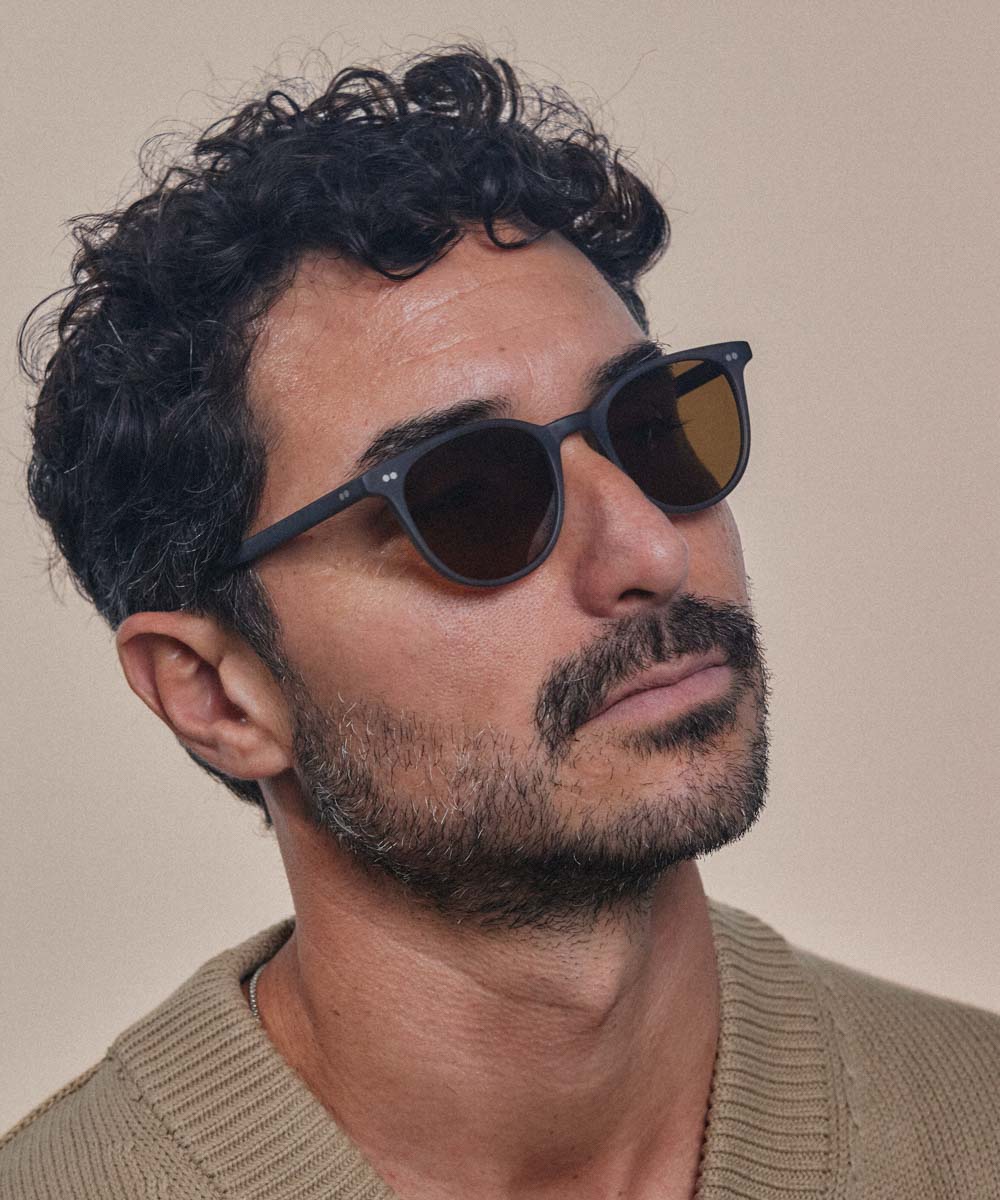 Johann Wolff Frankie Matte Smoke Sunglasses