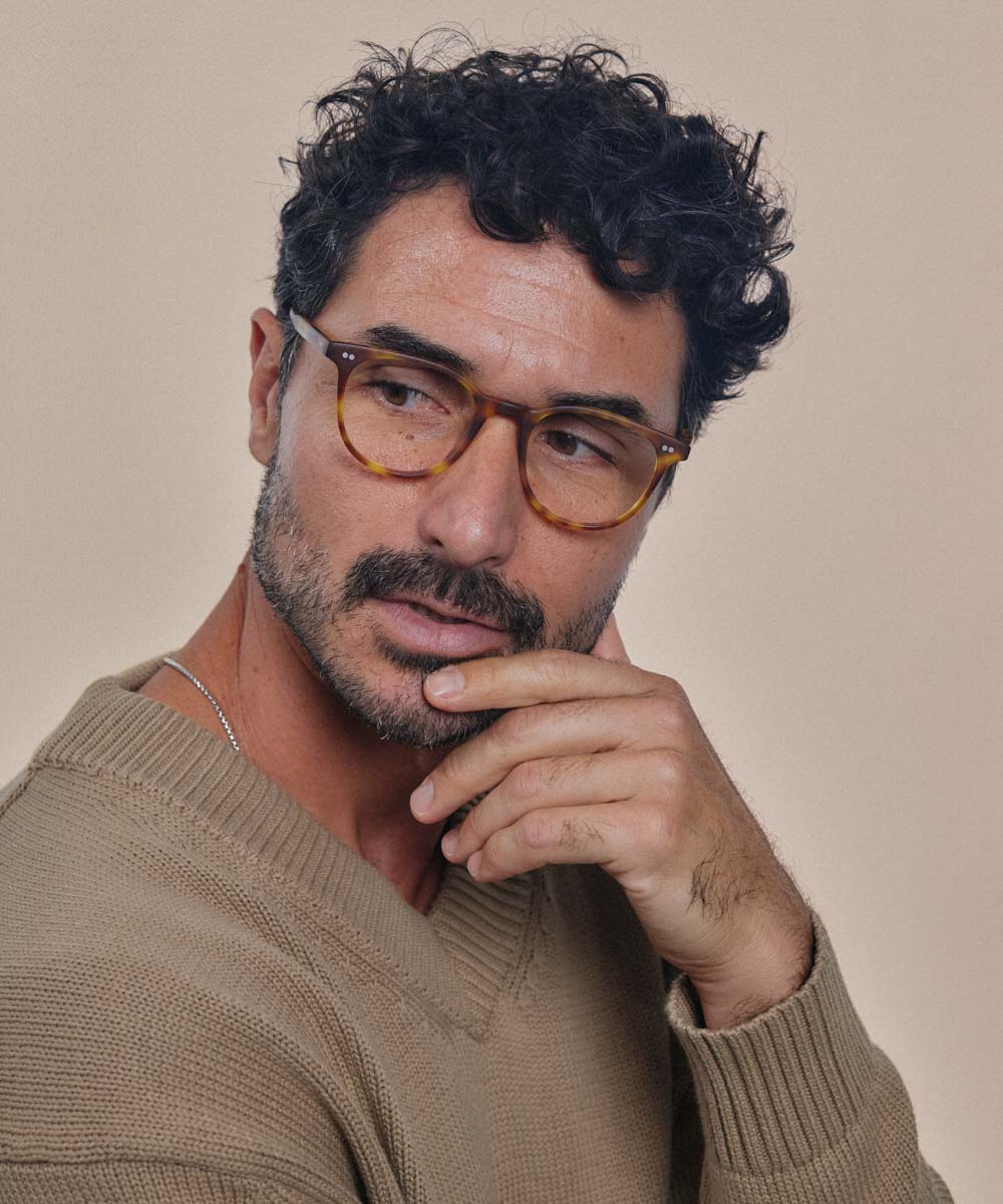 Johann Wolff Frankie Matte Vintage Tortoise Eyeglasses